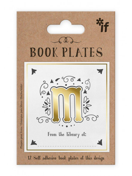 Uzlīmes - Letter Book Plates - M