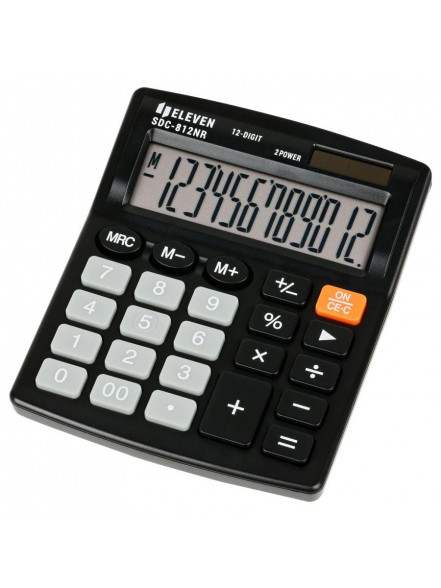 Kalkulators galda, 12 zīmes, Eleven SDC812NRE, 127x105x21mm, 94g., Citizen analogs