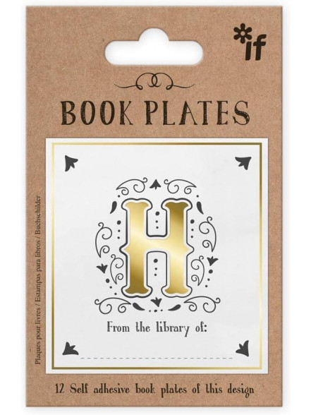 Uzlīmes - Letter Book Plates - H