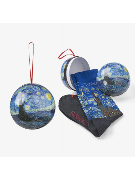 Zeķes bumbā Vincent van Gogh Vincent van Gogh - Starry Night, izm.40-46, melnas Zeķes bumbā Vincent van Gogh Vincent van Gogh - Starry Night, izm.40-46, melnas