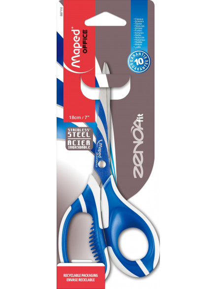 Šķēres MAPED Zenoa Fit asimetriskas 18cm Šķēres MAPED Zenoa Fit asimetriskas 18cm