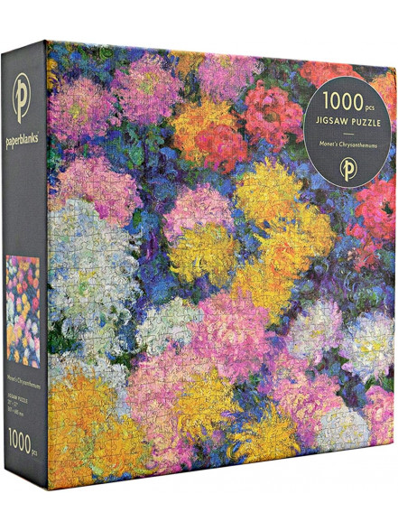 Jigsaw Puzzles Monet’s Chrysanthemums, 1000 PC