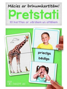 Mācies ar brīnumkartītēm! Pretstati