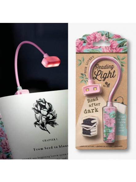 Grāmatu gaisma Book Lover’s Reading Light - Floral