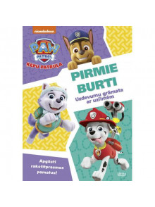 Paw Patrol. Pirmie burti. Uzdevumu grāmata ar uzlīmēm. Apgūsti skaitļus no 1-10! 