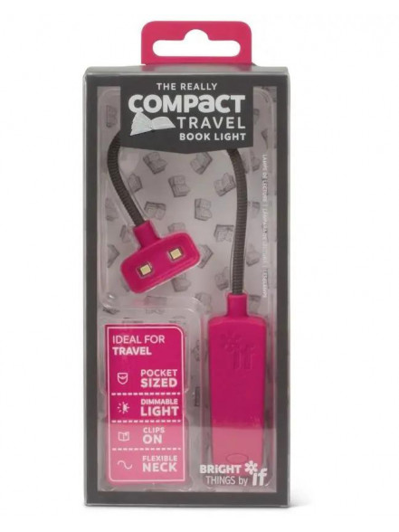 Grāmatu gaisma The Really Compact Travel  - Pink