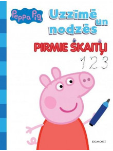 Peppa Pig.Uzzīmē un nodzēs! Pirmie  skaitļi 123