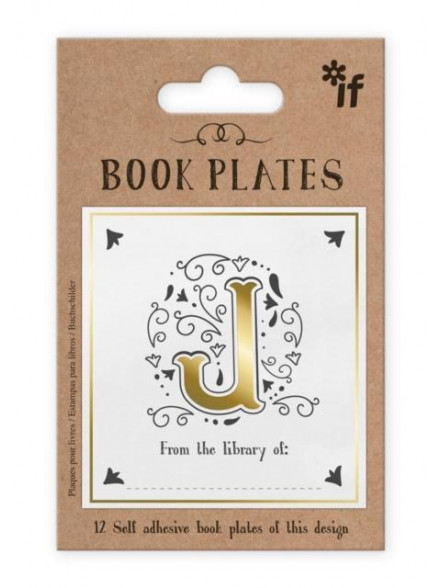 Uzlīmes - Letter Book Plates - J