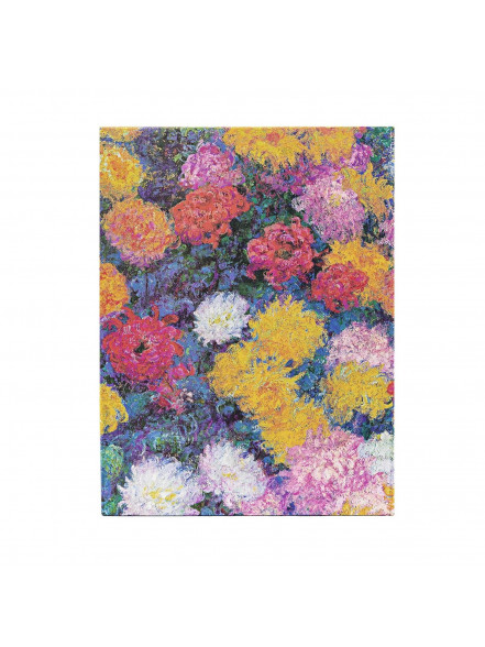 Piezīmju bloks Monet’s Chrysanthemums, baltas lapas, ultra