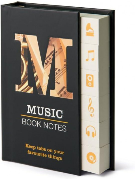 Līmlapiņu komplekts - Book Notes: Music