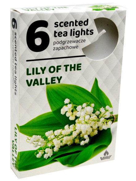 Tējas svecītes, 6 gab. LILY OF THE VALLEY 254