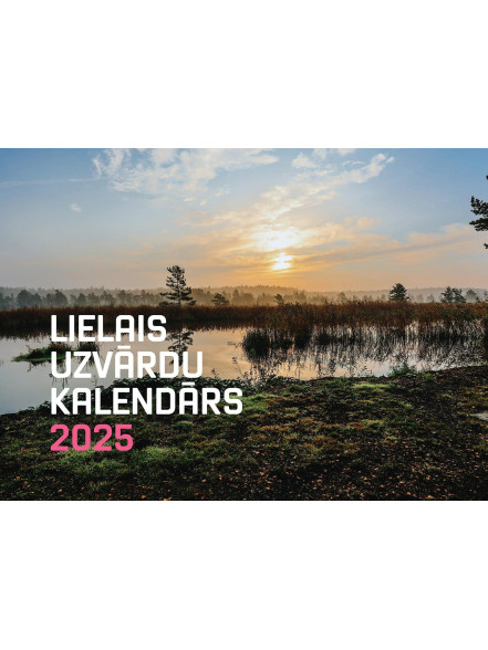 Lielais uzvārdu kalendārs 2025. Trīsdaļīgais