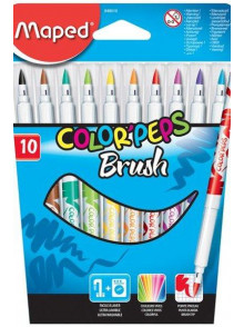 Flomasteri Color Peps Brush 10