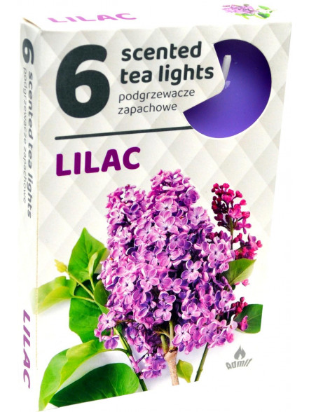 Tējas svecītes, 6 gab.LILAC 334