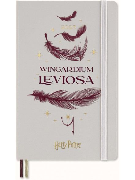 K/2025 Dienasgrāmata Moleskine Harry Potter Wingardium, 13x21 cm, cietais vāks