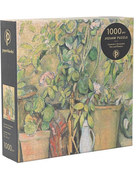 Jigsaw Puzzles Cezanne’s Terracotta Pots and Flowers, 1000 PC