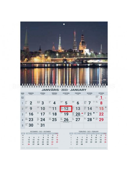 K/2024 Kalendārs OFFICE MINI