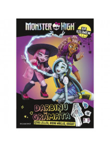 Monster High. Darbiņu grāmata. Ģērb lelles, risini mīklas, krāso! Ar  uzlīmēm 