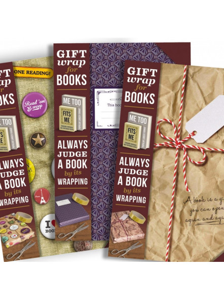 Grāmatpapīrs - Gift Wrap for Books - Book Badges