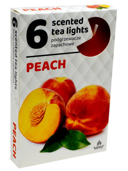 Tējas svecītes, 6 gab. Peach 271