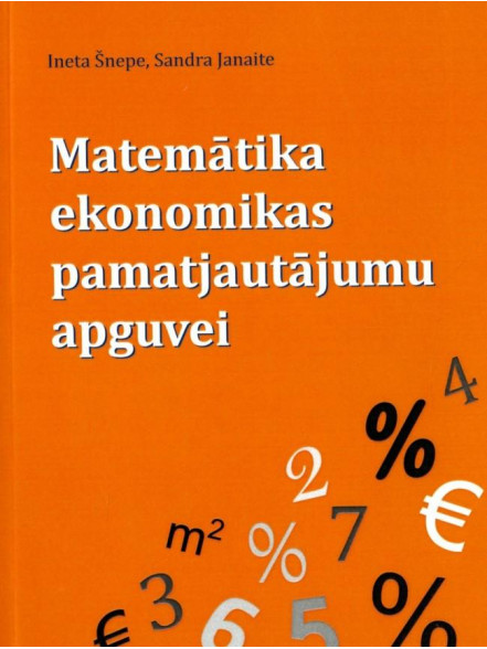 Matemātika ekonomikas pamatjautājumu apguvei