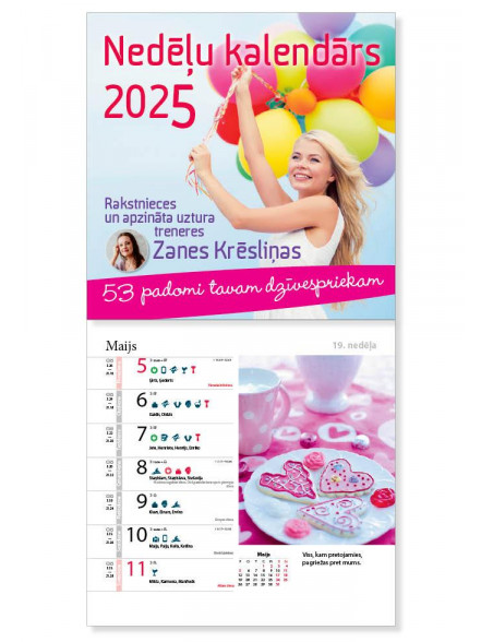 Nedēļu kalendārs 2025