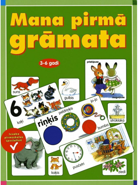 Mana pirmā grāmata 3-6 gadi (kartona)