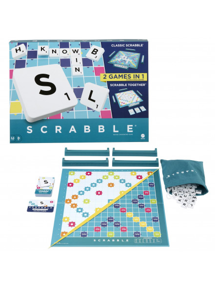 Spēle Scrabble 2in1 (latviešu valodā)